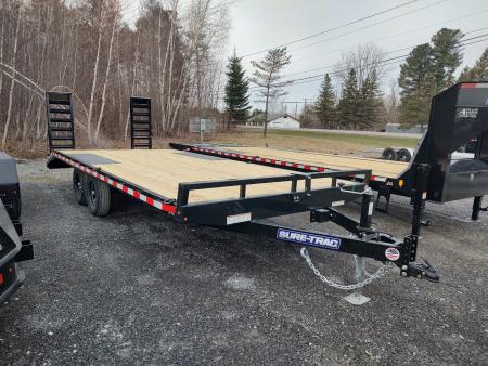 New 2026 Sure-Trac 8.5'X17'+3' Deckover Equipment Trailer 10K