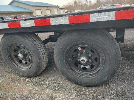 New 2026 Sure-Trac 8.5'X17'+3' Deckover Equipment Trailer 10K