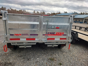 New 2025 N and N Trailers 6'X10' GALVANIZED Dump Trailer