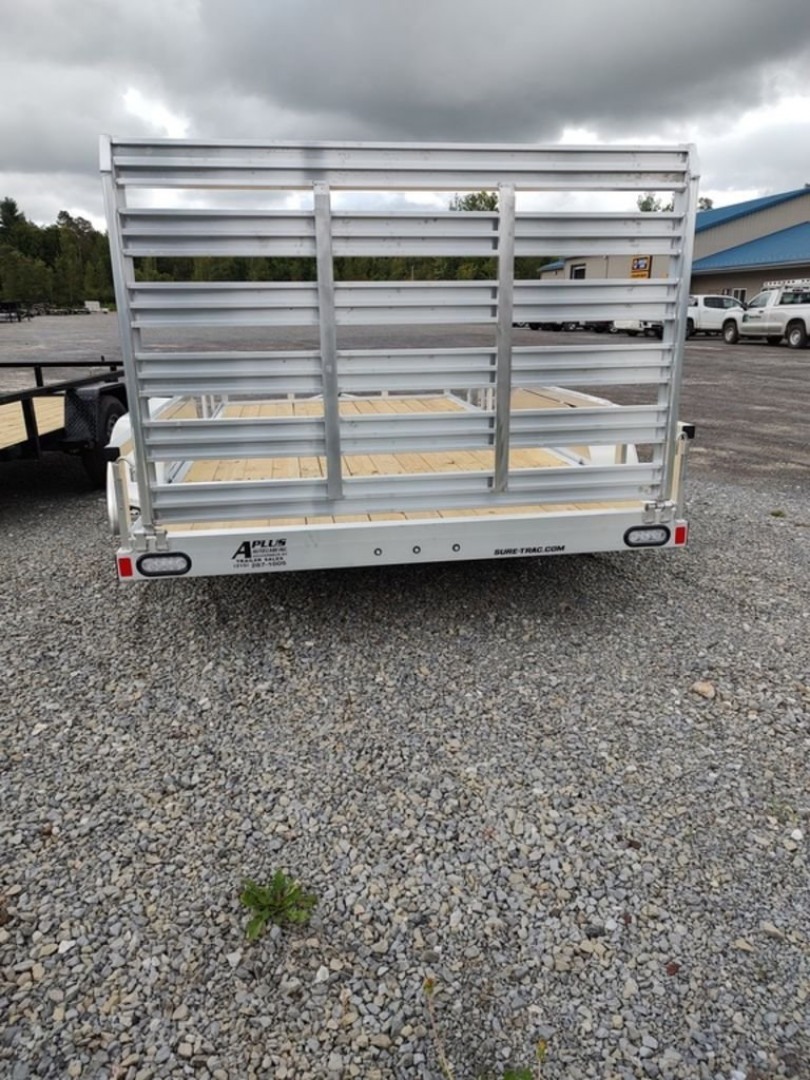 New 2025 Sure-Trac 7'X14' Aluminum Tube Top Utility 7k
