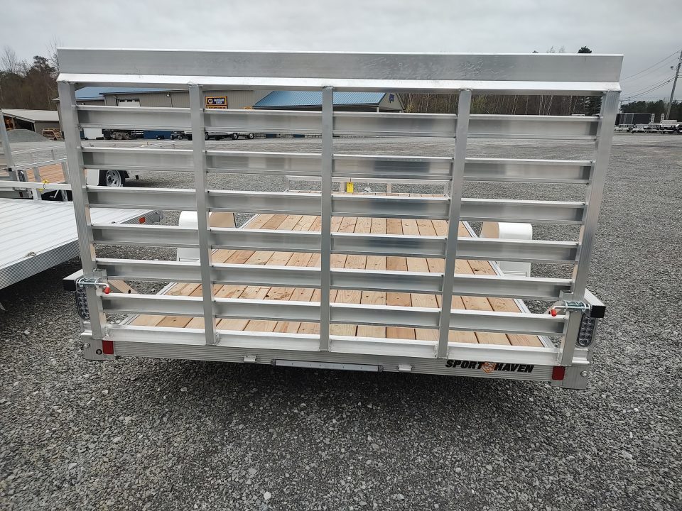 New 2026 Sport Haven AU714- 7'X14' Low Side Utility Trailer