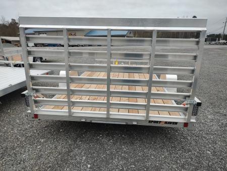 New 2026 Sport Haven AU714- 7'X14' Low Side Utility Trailer