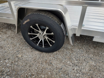 New 2027 Sport Haven AUT7X12D- Deluxe Aluminum Tube Top Utility Trailer