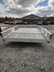 New 2027 Sport Haven AUT7X12D- Deluxe Aluminum Tube Top Utility Trailer