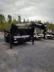 New 2025 SURE-TRAC 7x14 HD Low Profile Gooseneck Dump 14K