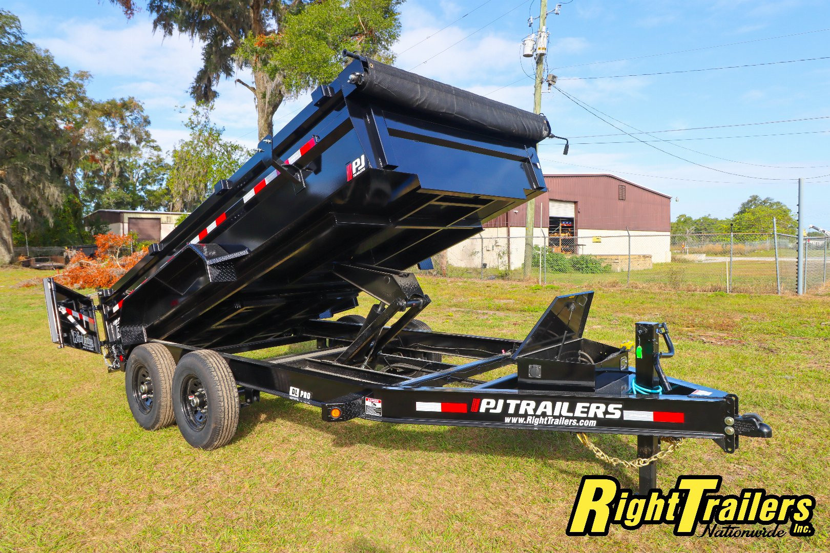 New 2025 7X14 PJ Dump Trailer