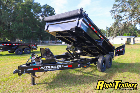 New 2025 7X14 PJ Dump Trailer