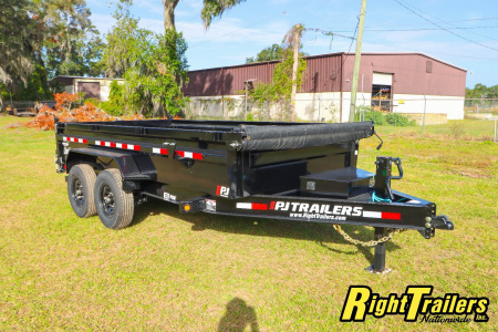 New 2025 7X14 PJ Dump Trailer