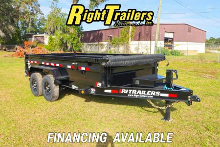 New 2025 7X14 PJ Dump Trailer