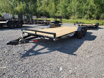 New 2026 Sure-Trac 7'x18' C-CHANNEL CAR TRAILER 7K Car Hauler