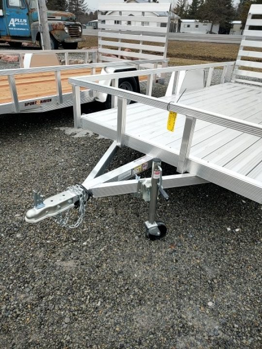 New 2027 Sport Haven AUTE612D 6X12 Aluminum Express Utility Trailer