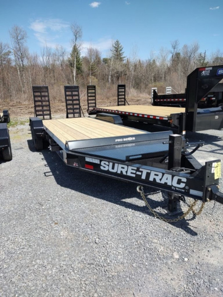 New 2024 Sure-Trac 7X20 PRO SERIES 22K Equipment Trailer