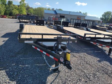 New 2026 Sure-Trac 7'X 19' + 3' 14K Universal Ramp Equipment Trailer