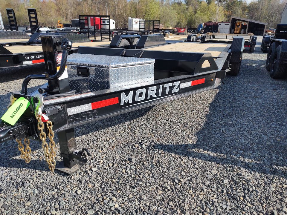 New 2026 Moritz International 7'X20' HD 14K Gravity Tilt-bed Equipment Trailer