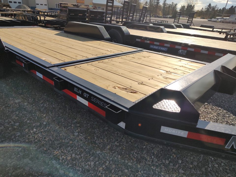 New 2026 Moritz International 7'X20' HD 14K Gravity Tilt-bed Equipment Trailer