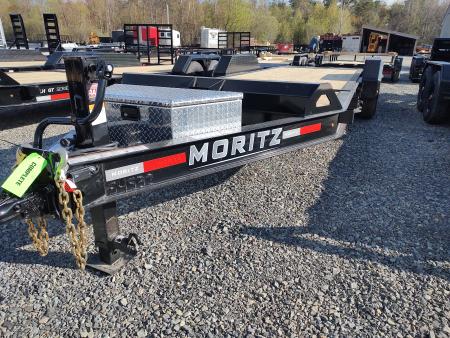 New 2026 Moritz International 7'X20' HD 14K Gravity Tilt-bed Equipment Trailer
