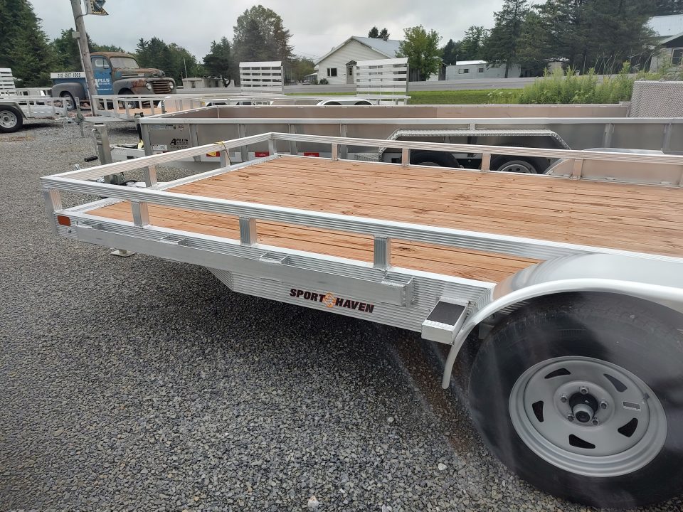 New 2026 Sport Haven AHD Models AHD1670T 7x16 HD Aluminum Utility Trailer