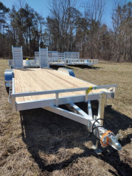 New 2024 Sport Haven AHD Models AHD1870T 7x18 Aluminum flatbed