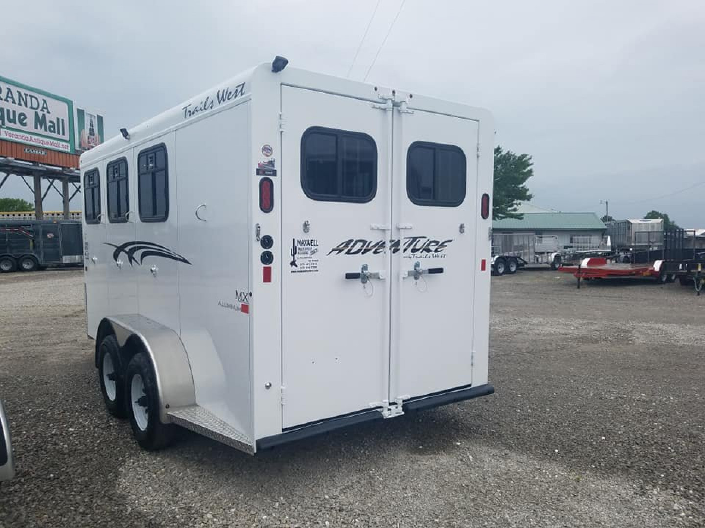 New 2026 TRAILS WEST Adventure MX II 3 Horse Trailer