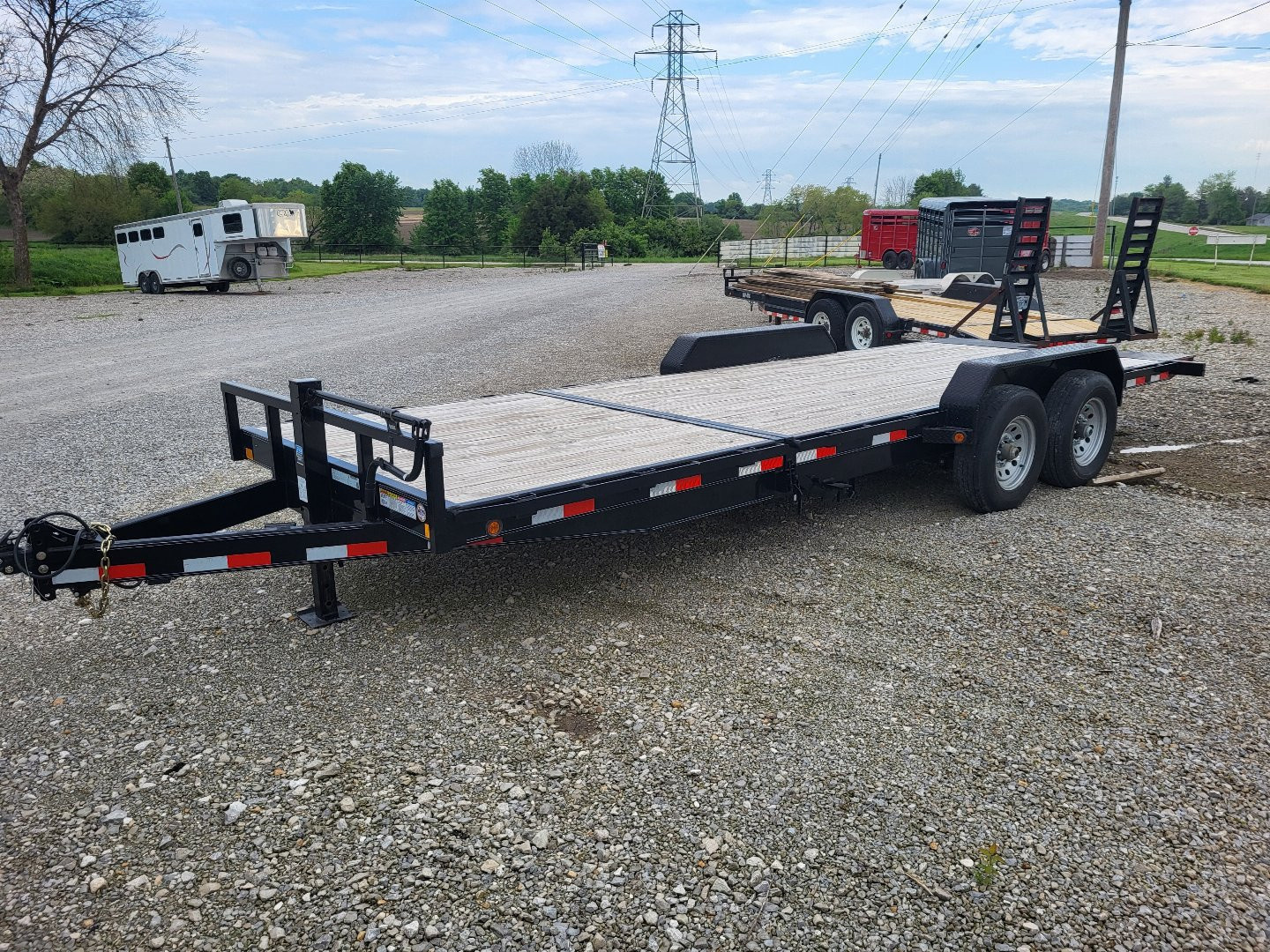 New 2022 Maxwell HD 22FT Tilt Equipment Trailer