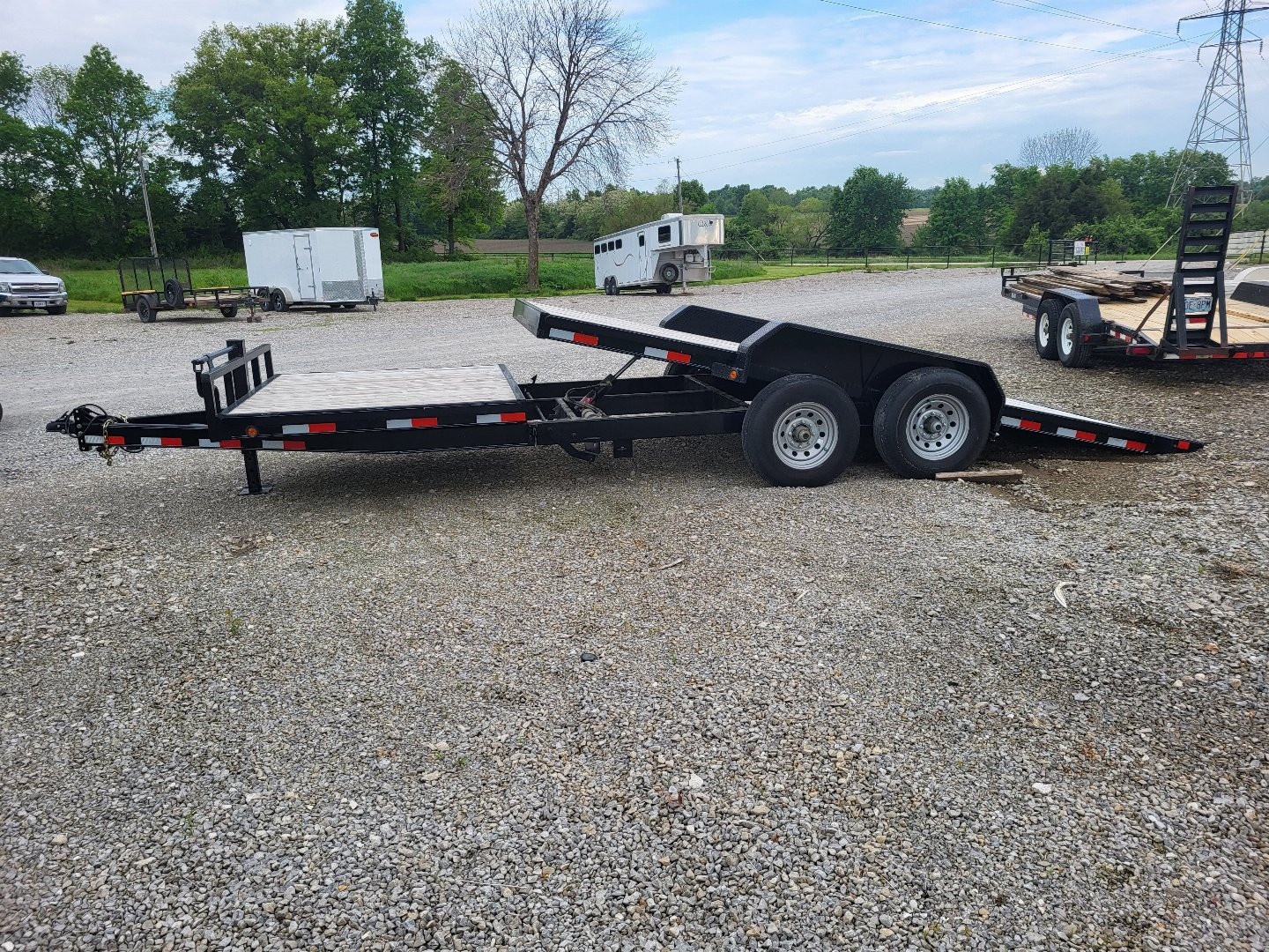 New 2022 Maxwell HD 22FT Tilt Equipment Trailer