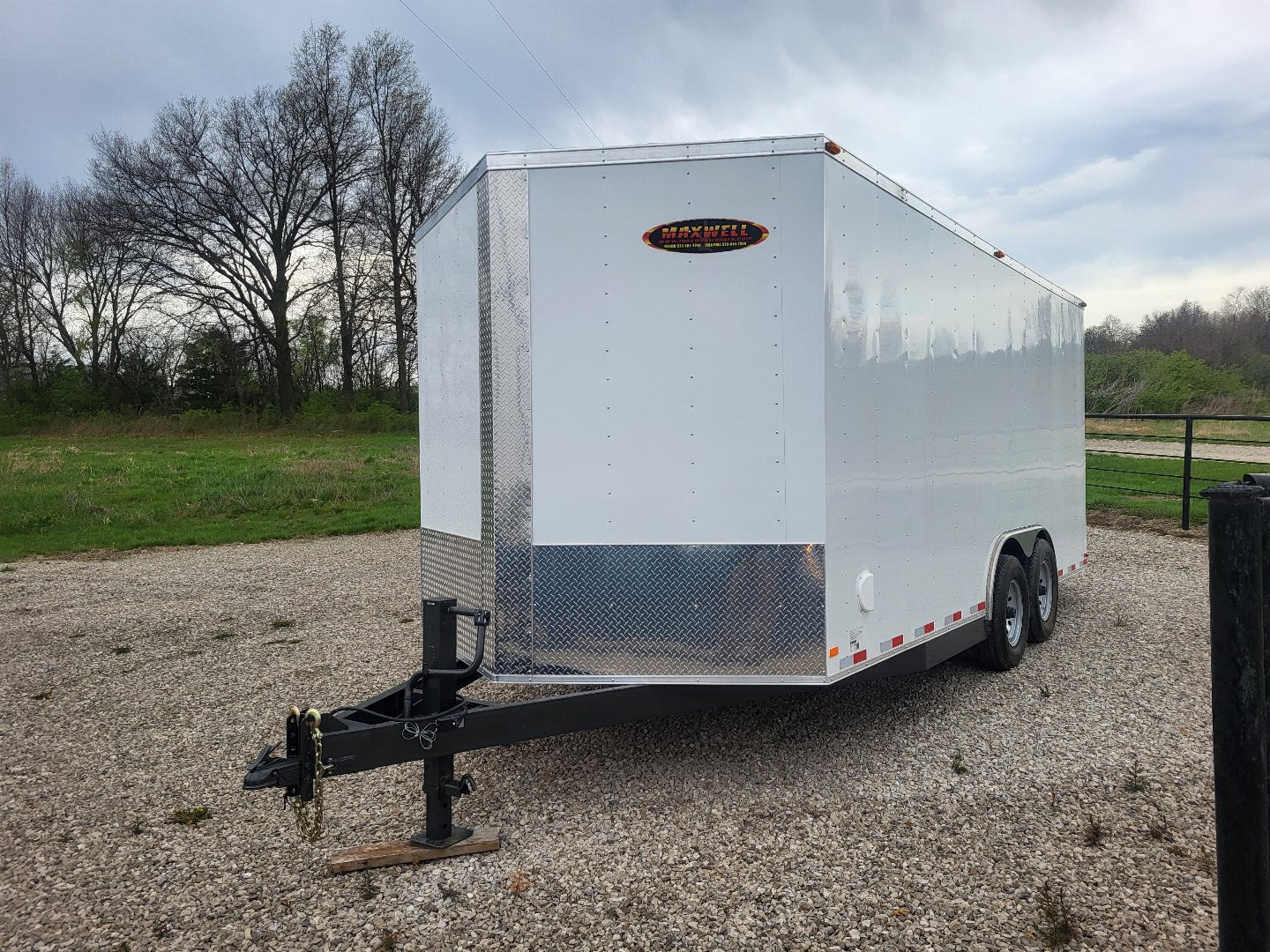 New 2025 Maxwell 8.5x18 Comercial Series Cargo / Enclosed Trailer