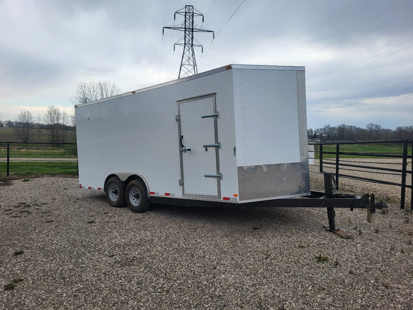 New 2025 Maxwell 8.5x18 Comercial Series Cargo / Enclosed Trailer