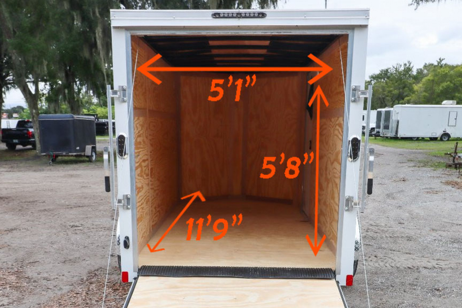 New 2025 6X12 Continental Cargo Trailer