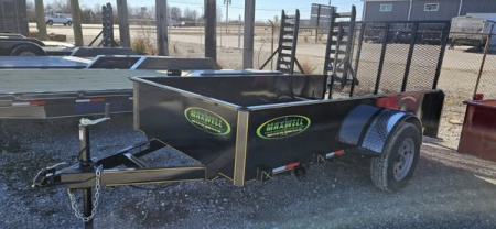 New 2025 Maxwell 5X10 Solid Side Utility Trailer