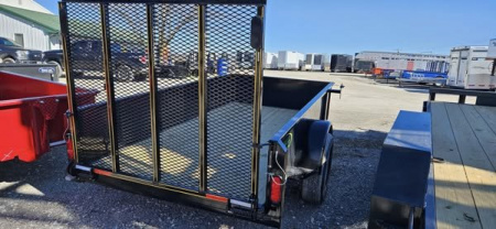 New 2025 Maxwell 5X10 Solid Side Utility Trailer