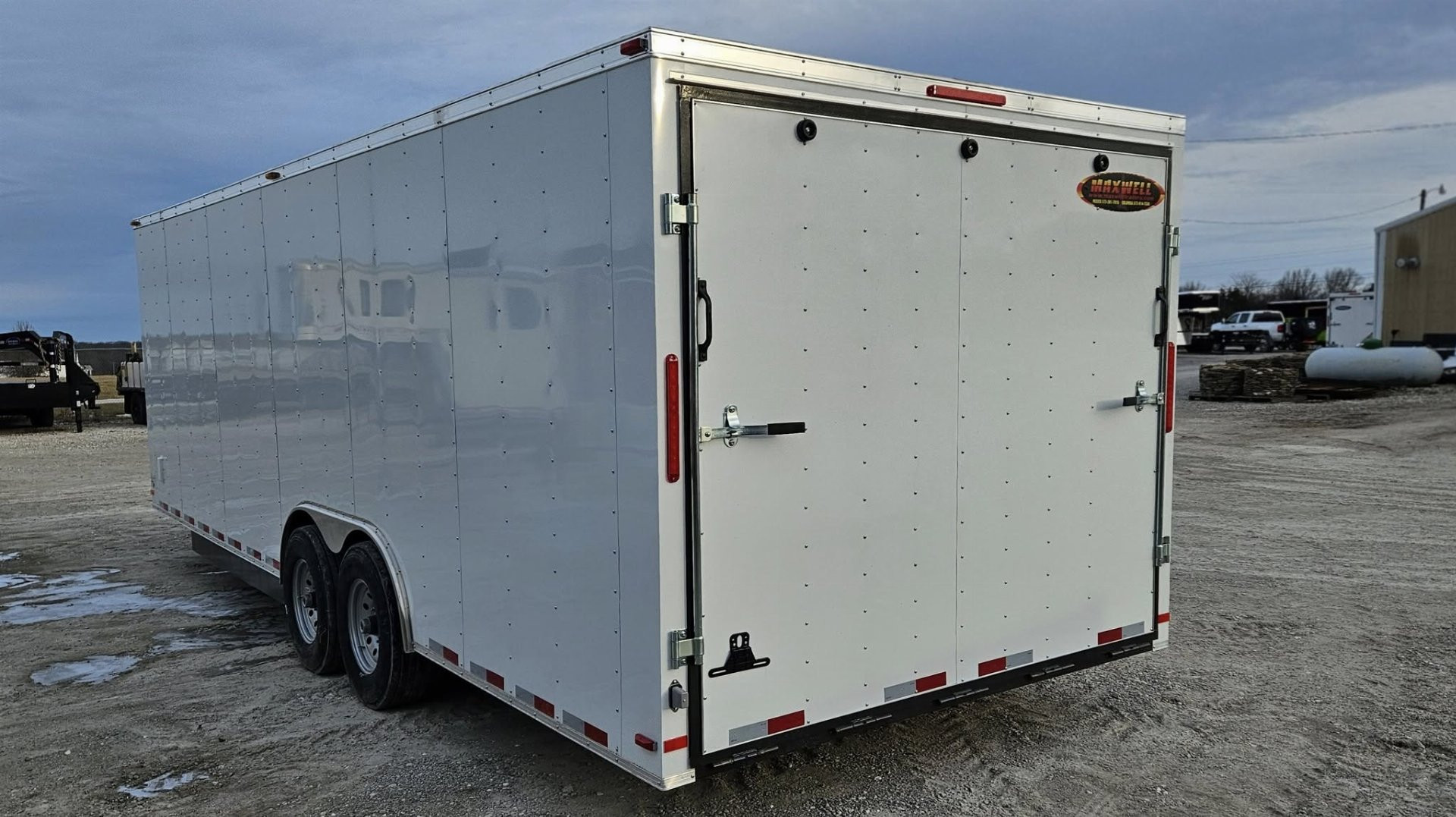 New 2025 Maxwell 24' HD V-Nose Cargo / Enclosed Trailer