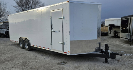 New 2025 Maxwell 24' HD V-Nose Cargo / Enclosed Trailer
