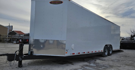 New 2025 Maxwell 24' HD V-Nose Cargo / Enclosed Trailer