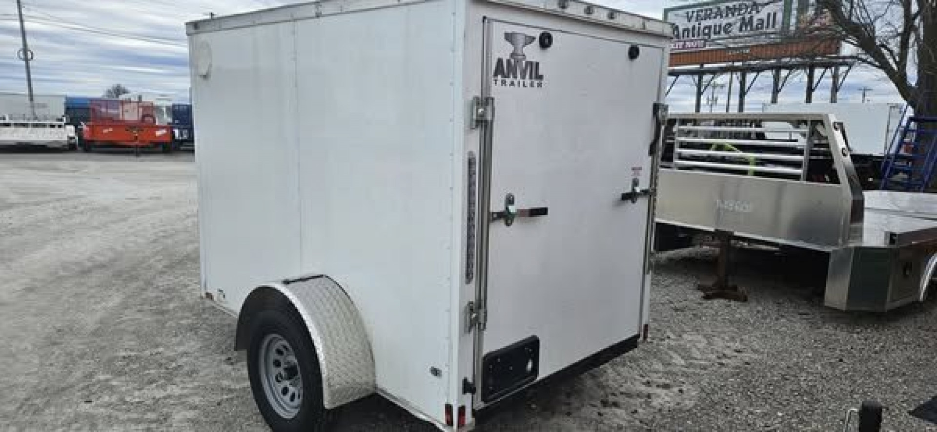 Used 2024 Anvil 5X8 V-Nose Cargo / Enclosed Trailer