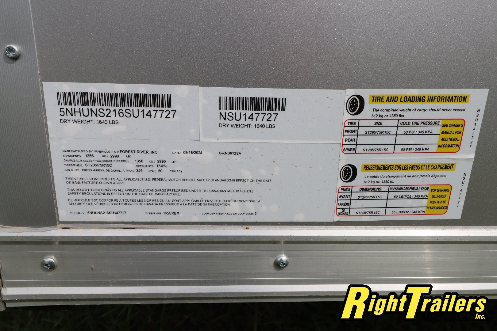 New 2025 6X12 Continental Cargo Trailer