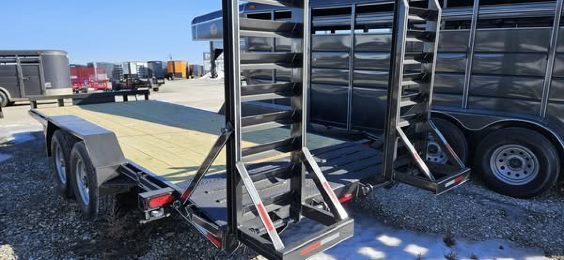 New 2025 Maxwell Skid Steer Flatbed Trailer