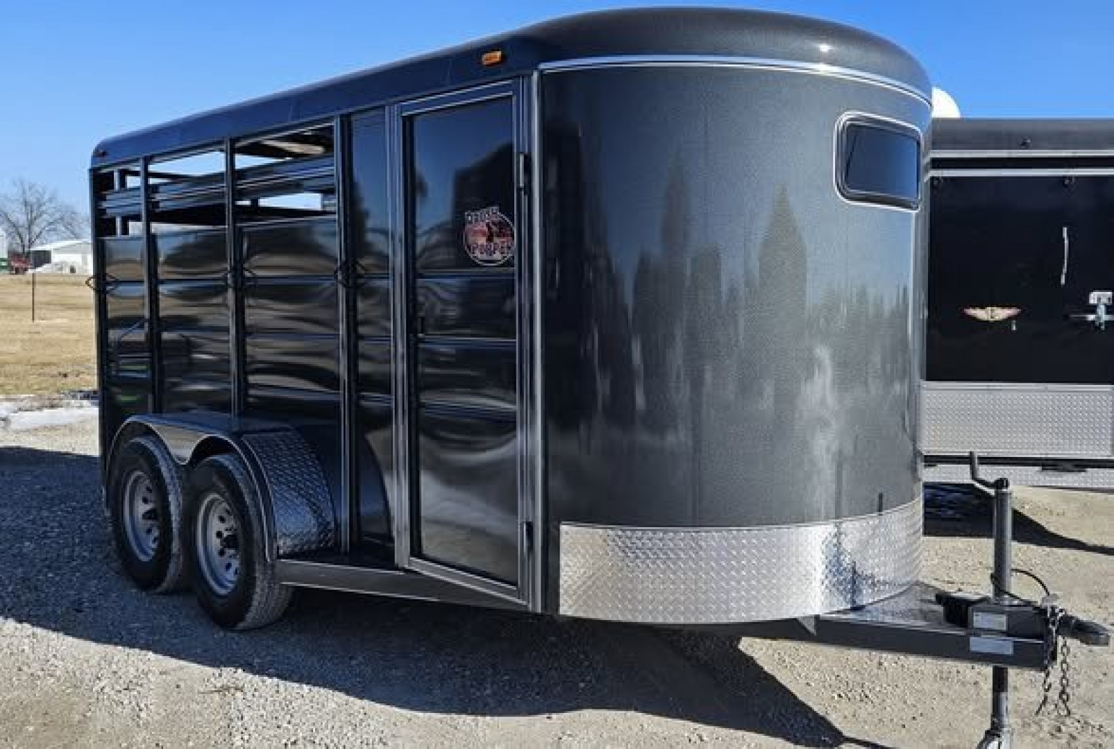 New 2025 Maxwell Brushpopper 3 Horse Trailer