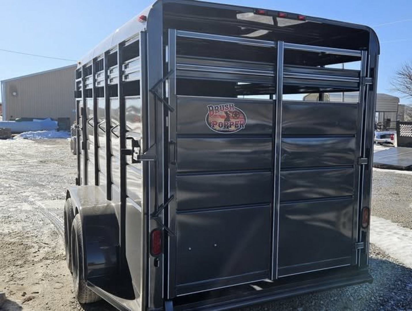 New 2025 Maxwell Brushpopper 3 Horse Trailer