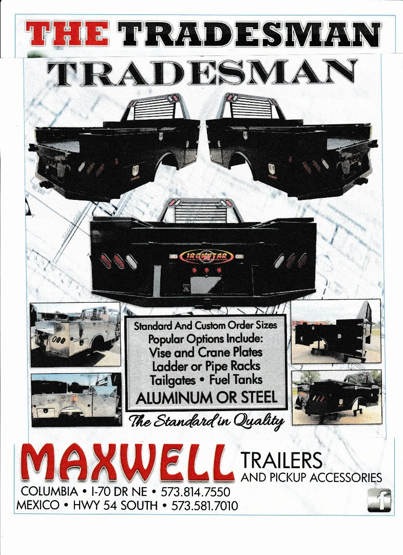 New 2025 Maxwell TRADESMAN Truck Bed 96"x8'6"