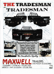 New 2025 Maxwell TRADESMAN Truck Bed 96"x8'6"