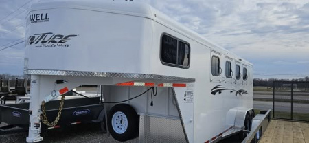 New 2025 Trails West Adventure MX GN 4-Horse Trailer