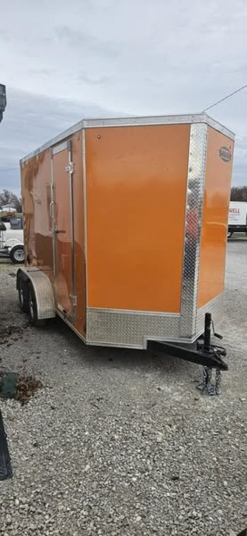 Used 2025 Discovery Trailers TA 6X12' V-Nose Cargo / Enclosed Trailer