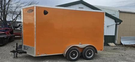 Used 2025 Discovery Trailers TA 6X12' V-Nose Cargo / Enclosed Trailer