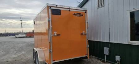 Used 2025 Discovery Trailers TA 6X12' V-Nose Cargo / Enclosed Trailer