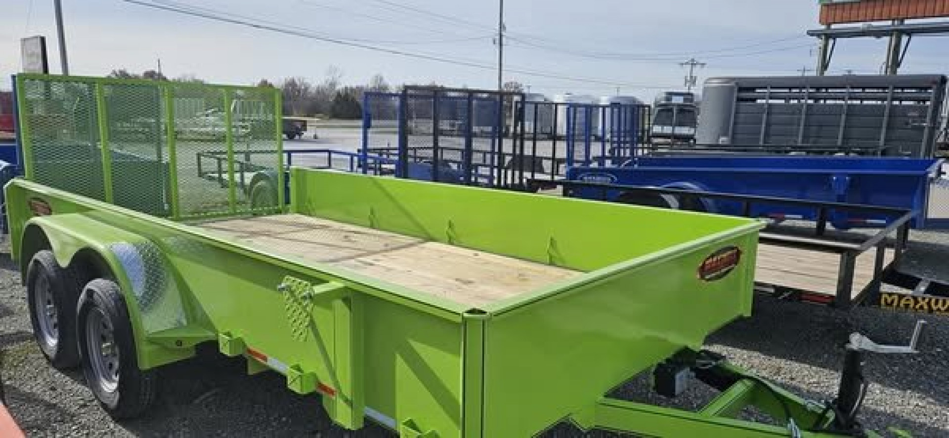 New 2025 Maxwell TA 14' Solid Side Utility Trailer