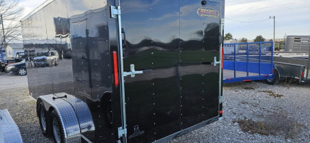 New 2025 Maxwell 7X16 V-Nose Cargo / Enclosed Trailer