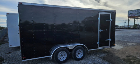 New 2025 Maxwell 7X16 V-Nose Cargo / Enclosed Trailer
