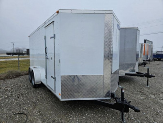 New 2024 Maxwell V-Nose 16' Cargo / Enclosed Trailer