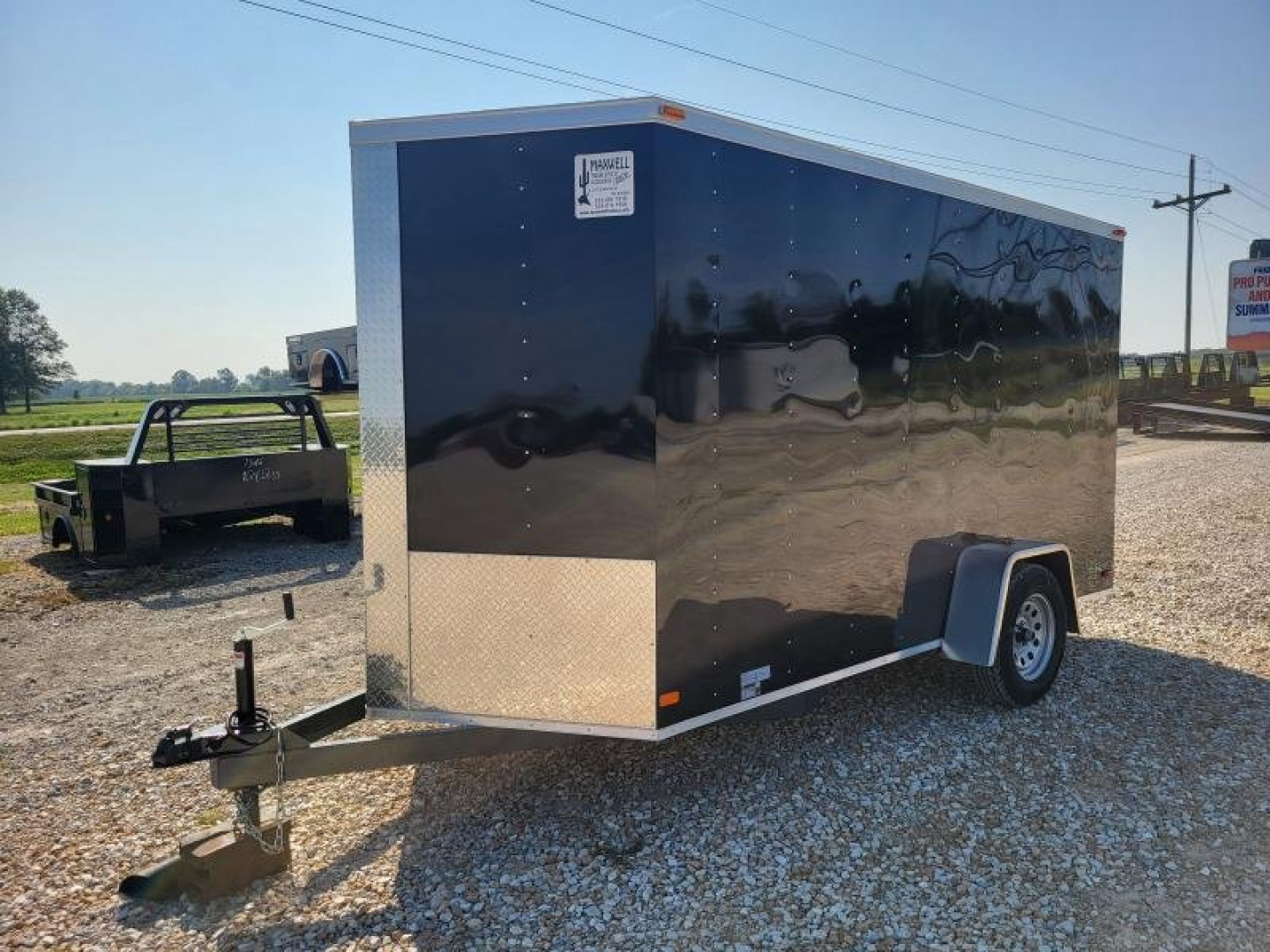 New 2024 Maxwell 6x12 SA Cargo / Enclosed Trailer