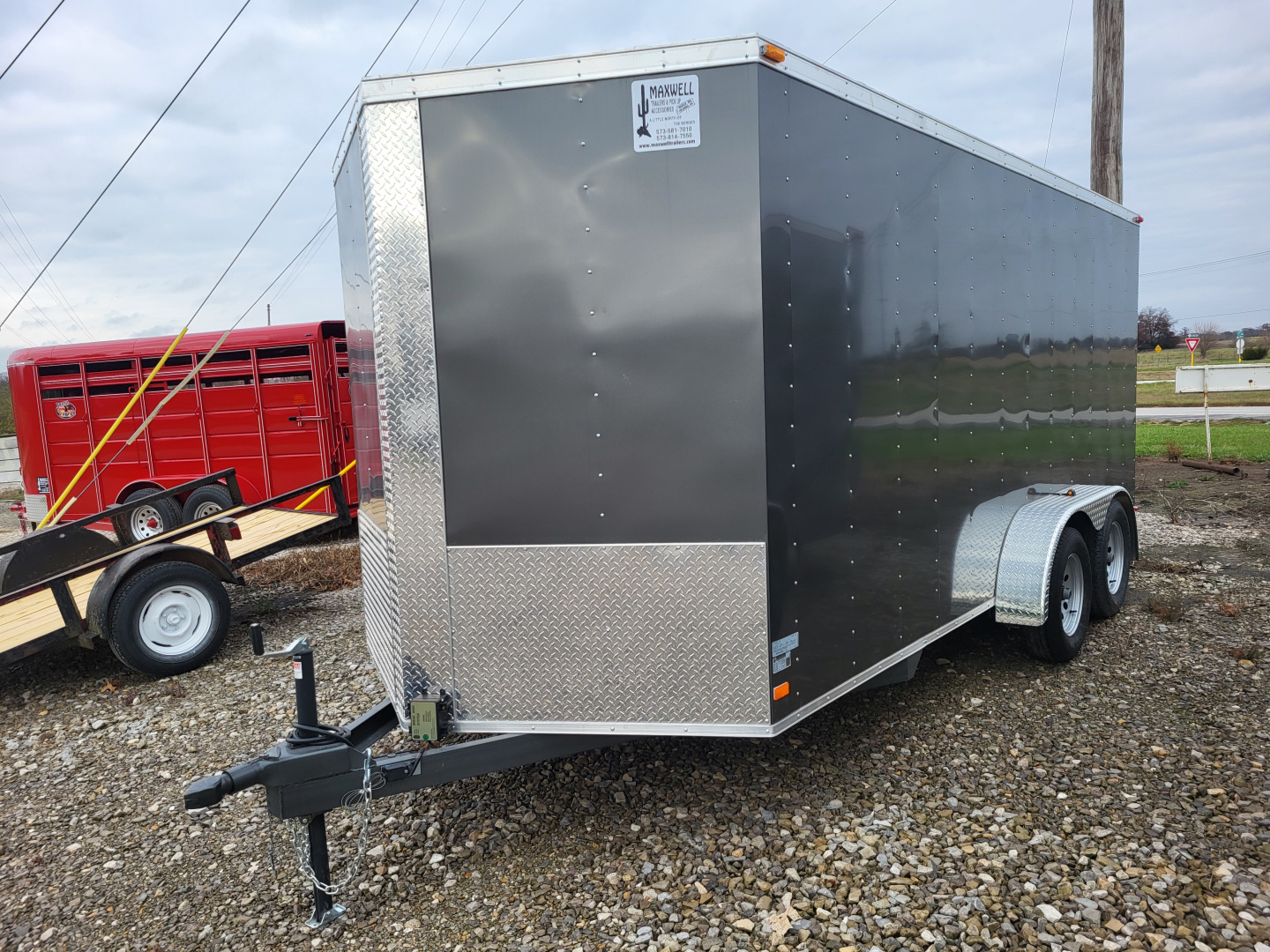 New 2024 Maxwell 7x16  Cargo / Enclosed Trailer
